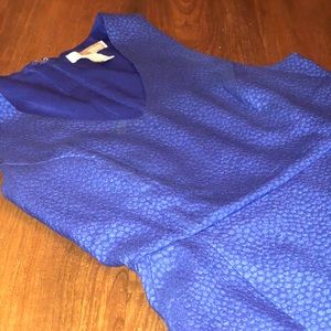 Flirty and fun sapphire blue summer dress